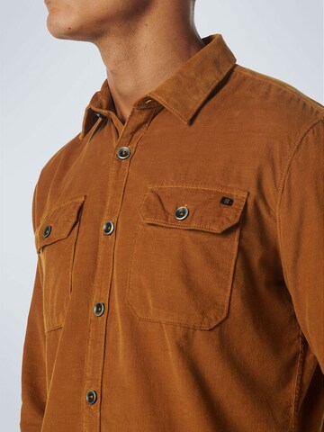 No Excess Regular fit Button Up Shirt in Brown