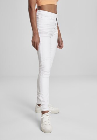 Skinny Jeans di Urban Classics in bianco