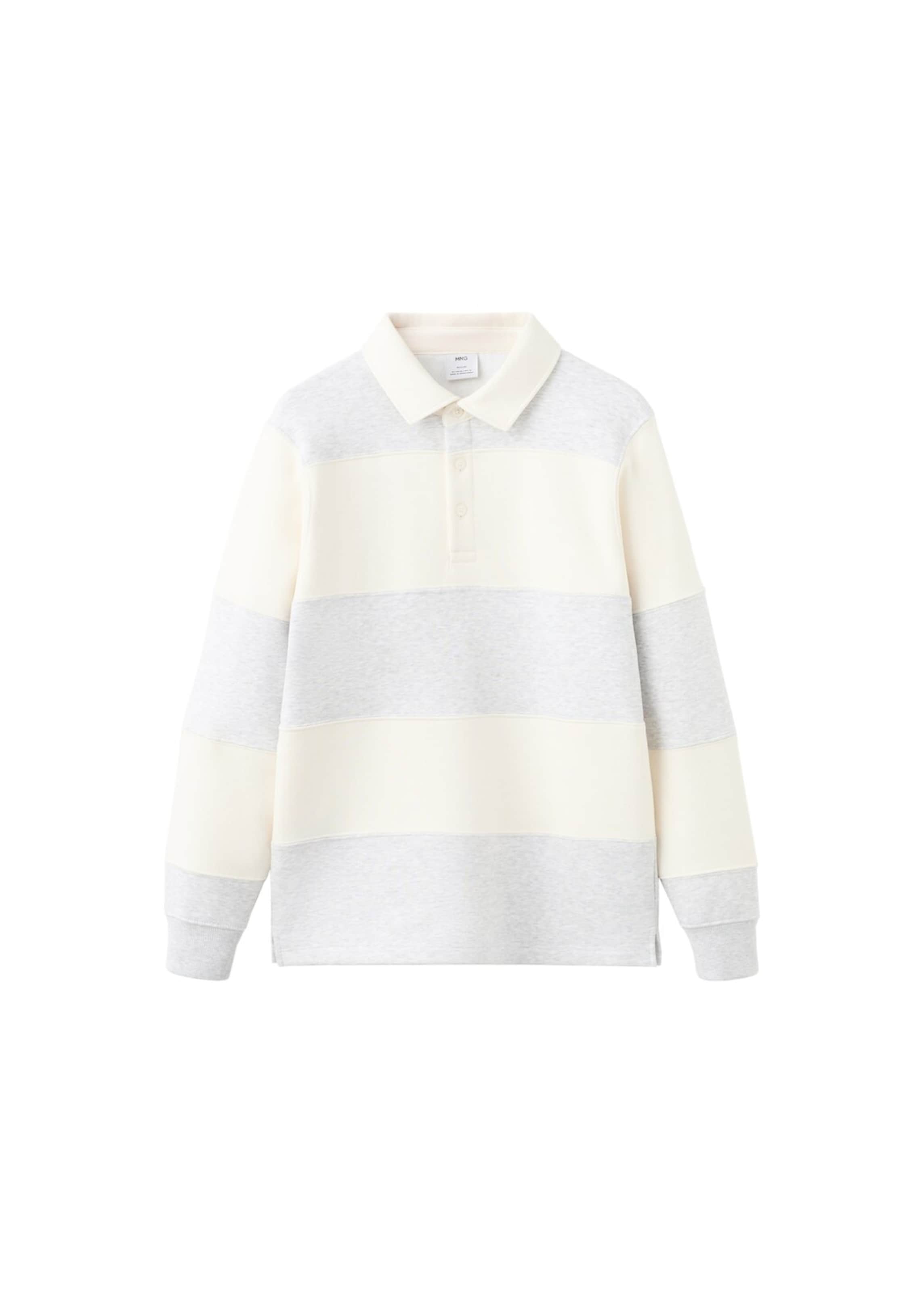 MANGO MAN Суичър 'Bolar' в екрю / светлосиво, Преглед на продукта