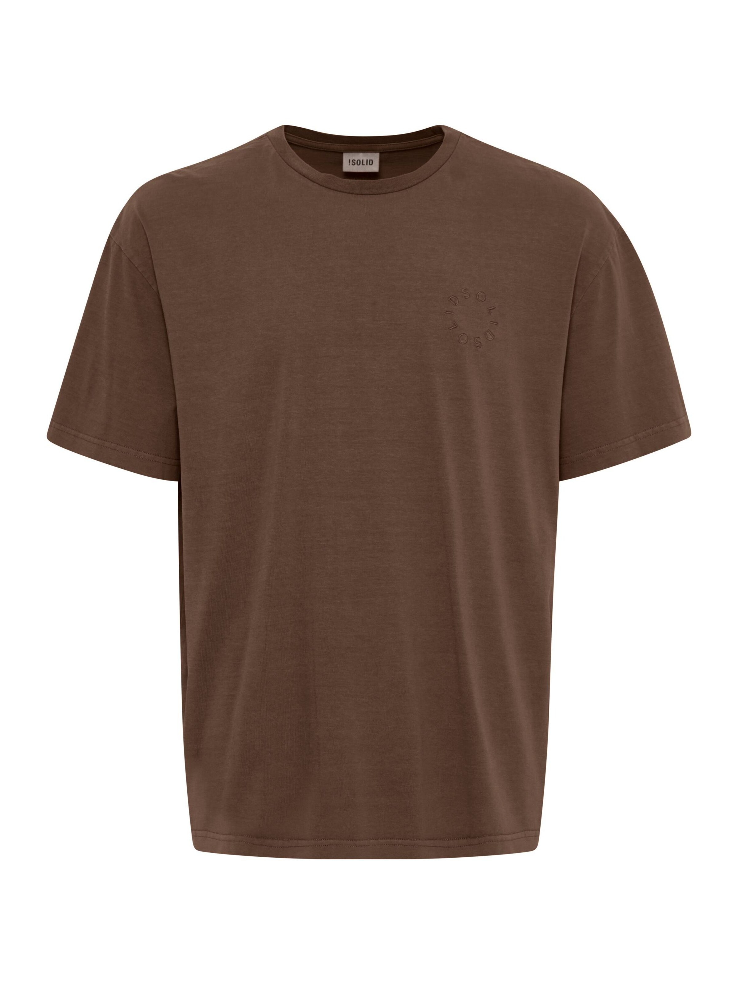 !Solid - Camisa em castanho: frente