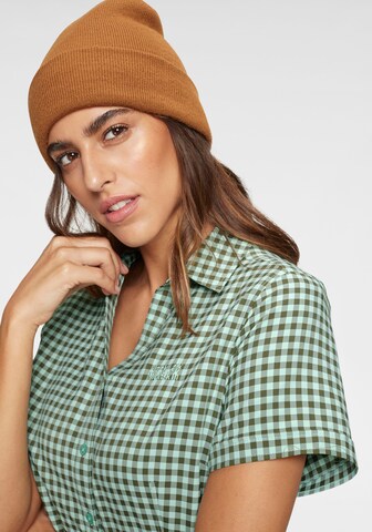 JACK WOLFSKIN Multifunctionele blouse 'Kepler' in Groen