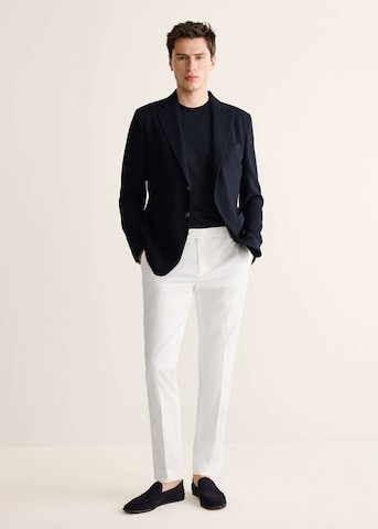 MANGO MAN Slim fit Suit Jacket 'Azure' in Blue