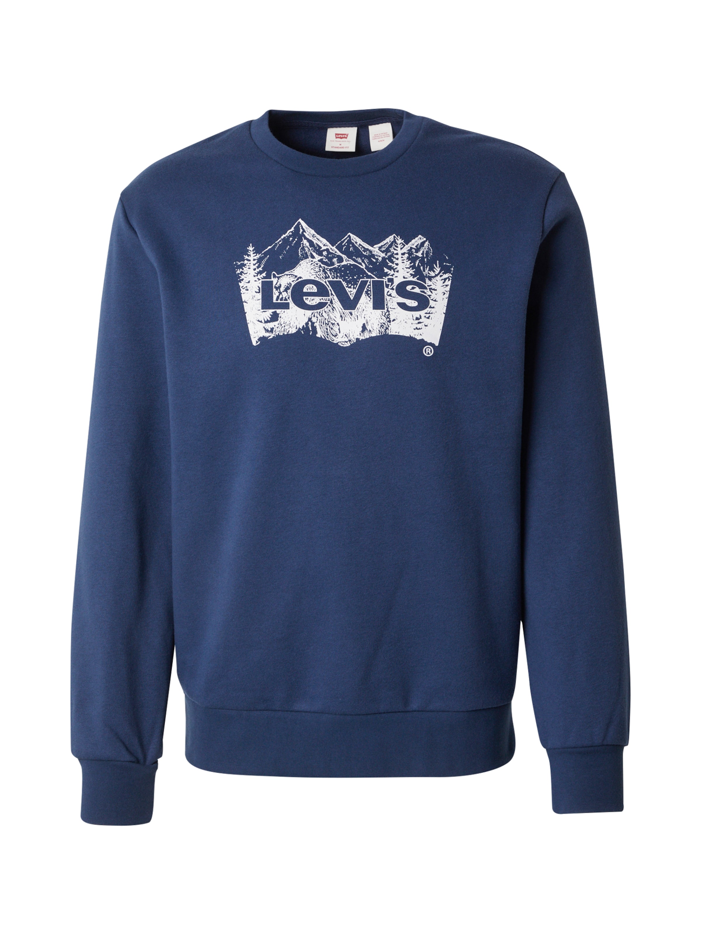 Bluză de molton de la LEVI'S ® pe albastru: față