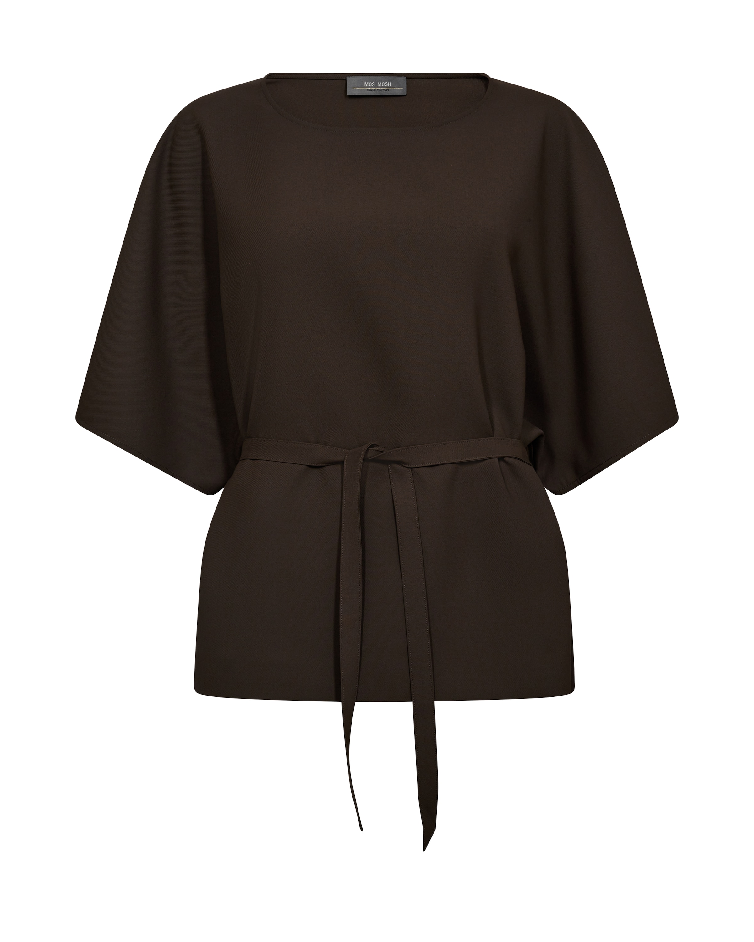 MOS MOSH Μπλούζα 'Rikala Miley' σε καφέ: μπροστά