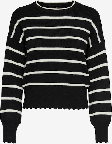Pull-over 'ONLibi' ONLY en noir : devant