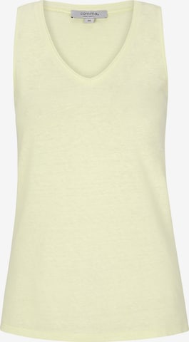 comma casual identity Top in Gelb: front