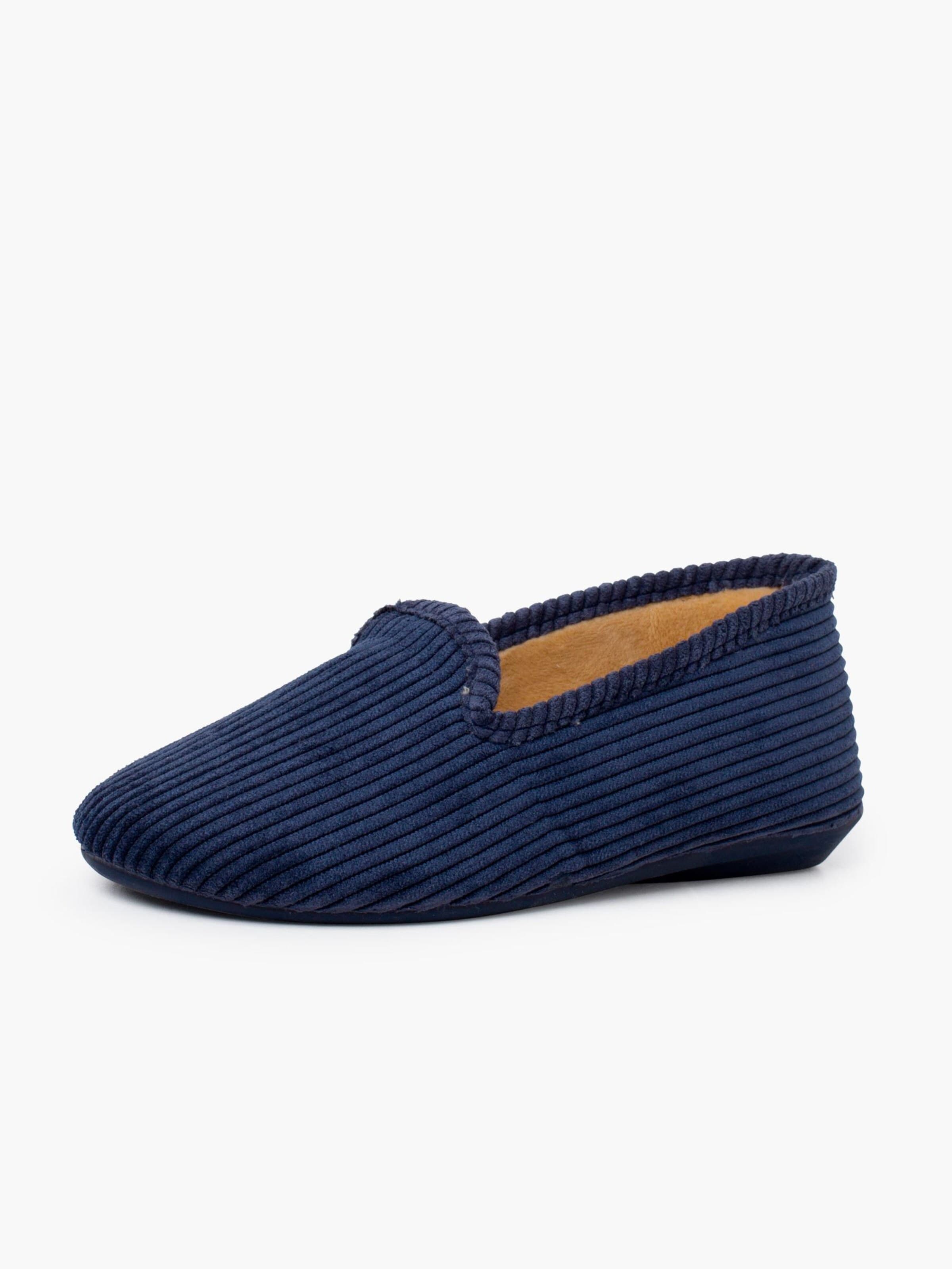 Pisamonas - Pantufa em azul: frente