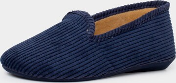 Pisamonas - Pantufa em azul: frente