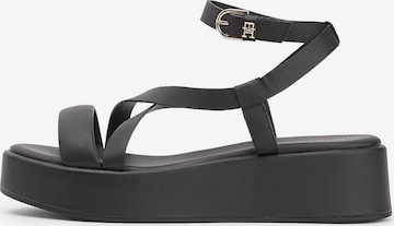 TOMMY HILFIGER Sandale in Schwarz: predná strana