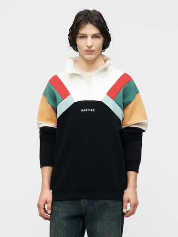 Sweat-shirt 'ALECK' Kaotiko en beige : devant