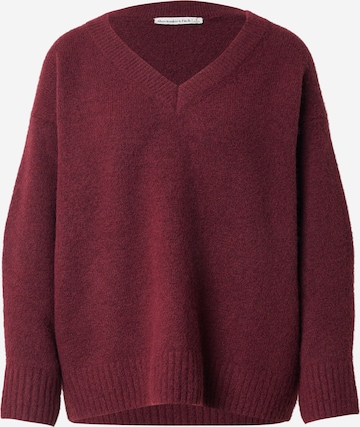 sarkans Abercrombie & Fitch Džemperis: no priekšpuses