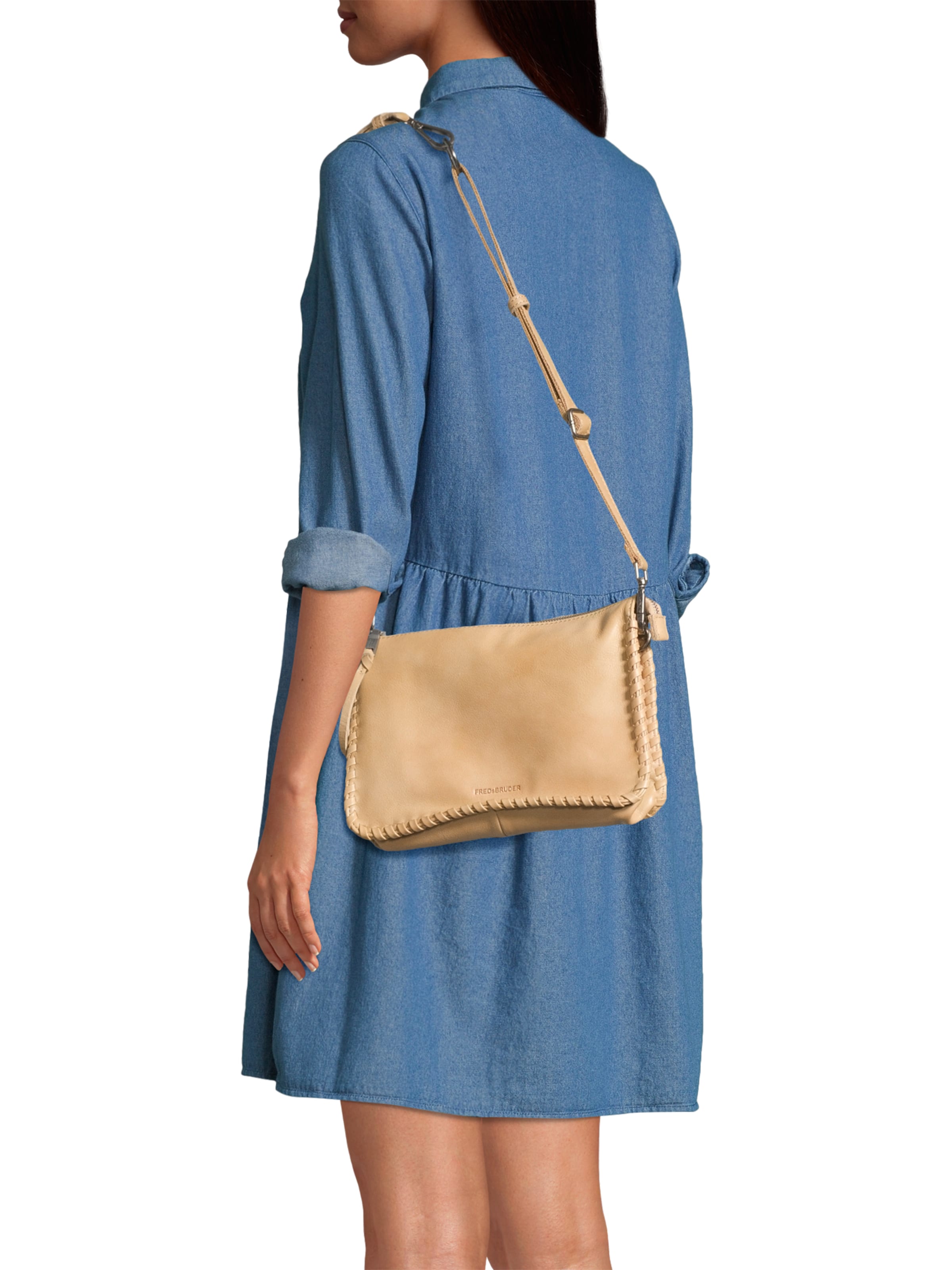 smėlio FREDsBRUDER Rankinė su ilgu dirželiu