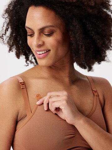 Noppies Bralette Nursing bra 'Hura' in Brown