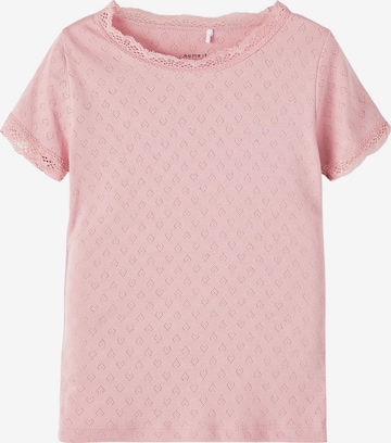 NAME IT Koszulka 'Dacce' w kolorze różowy: przód