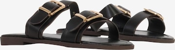 Mule Joia en noir : devant