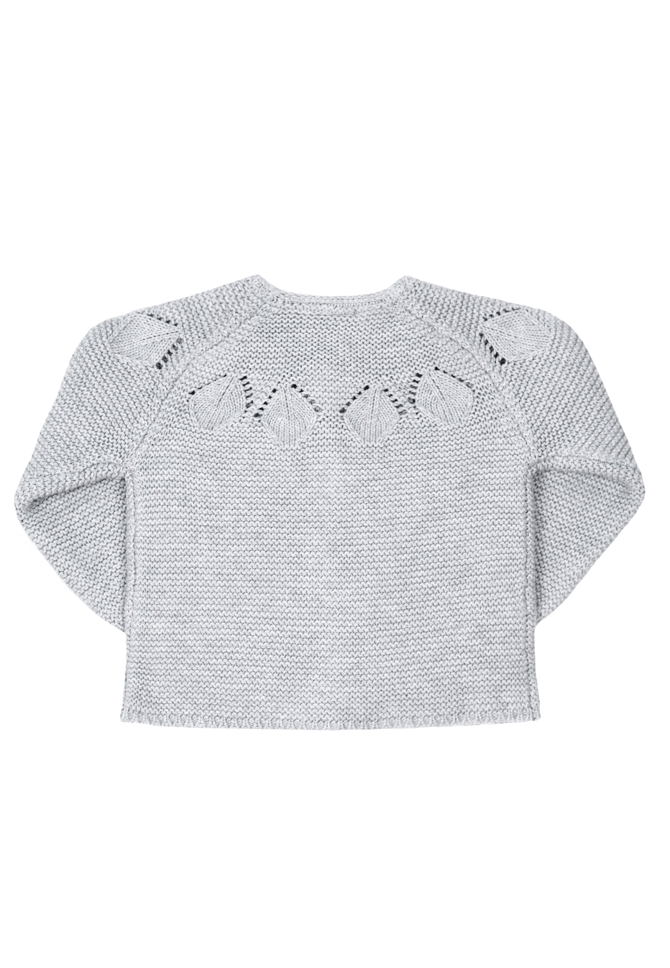 Stellou & Friends Gebreid vest in Grijs