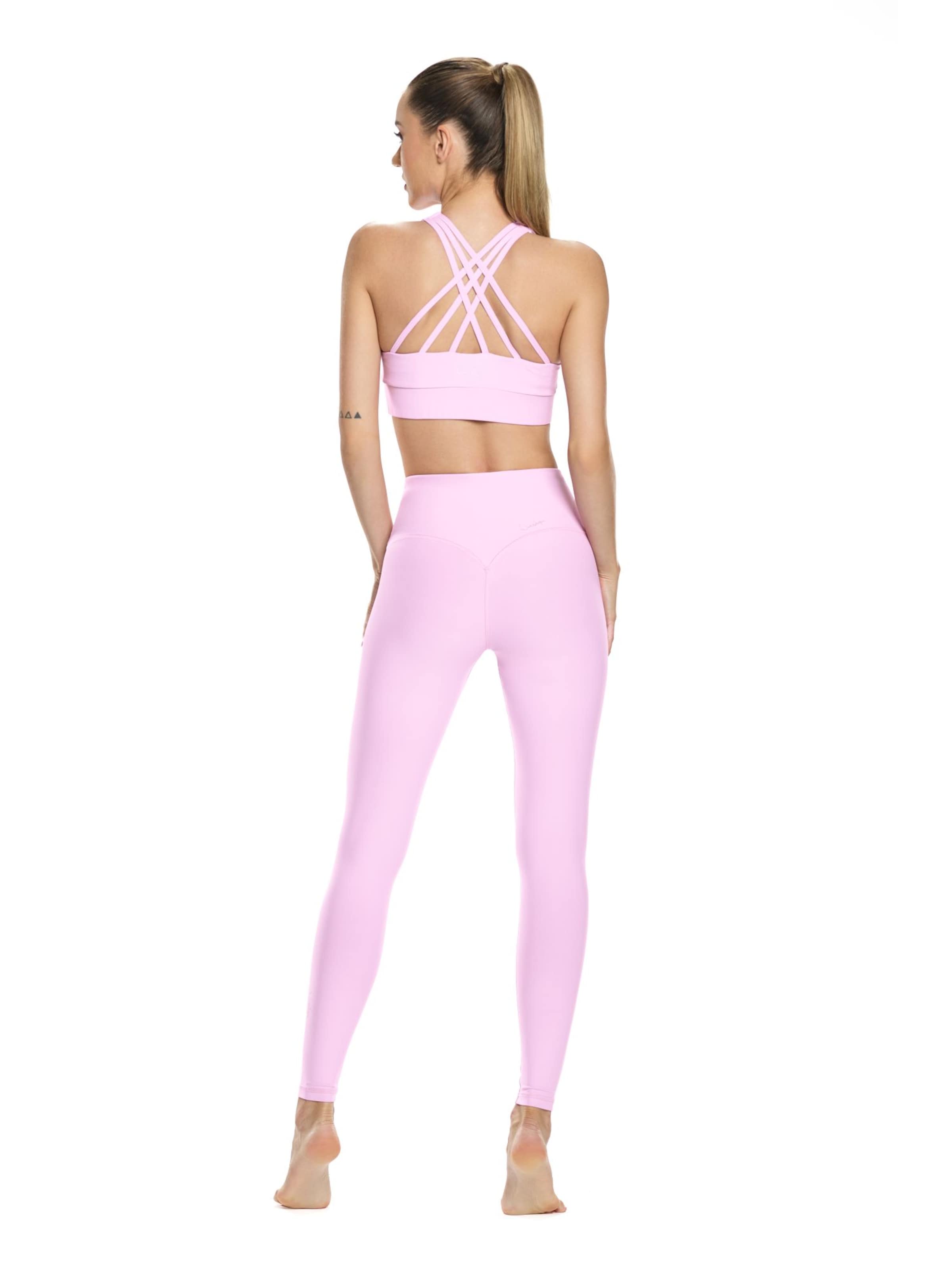 WinshapeSkinny Sportske hlače 'HWL117C' - roza boja