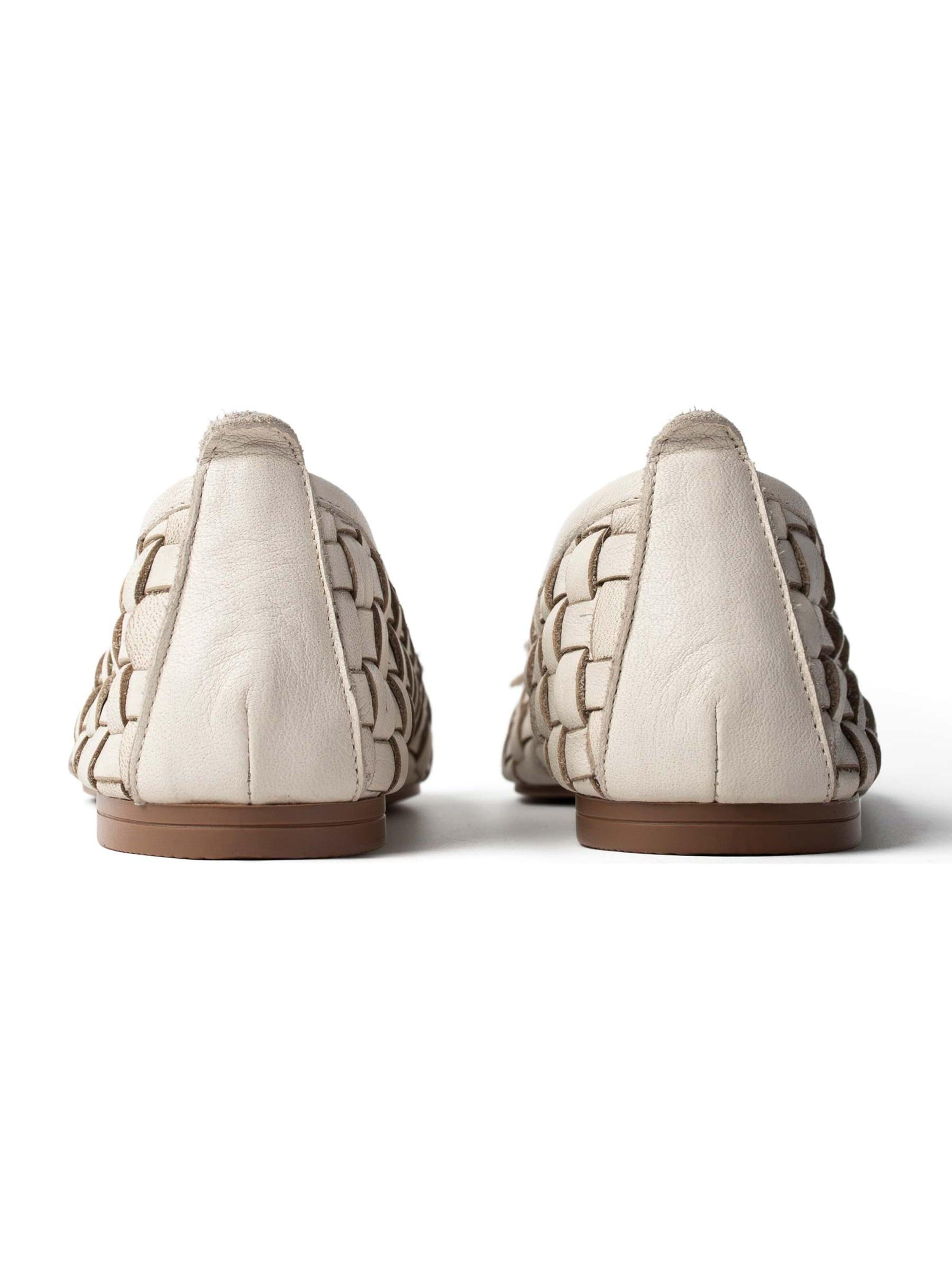 L37 HANDMADE SHOES Ballerina 'UP IN THE AIR' in Wit