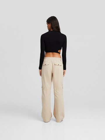 Loosefit Pantaloni cargo di Bershka in beige