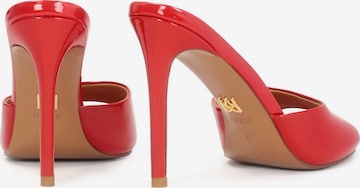 Kazar - Zapatos abiertos en rojo