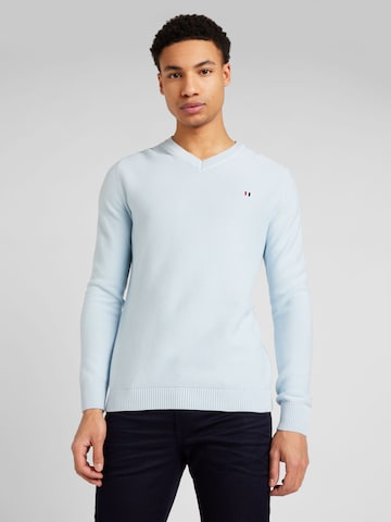 JACK & JONES Pulóver 'BLUROY' - kék: elől