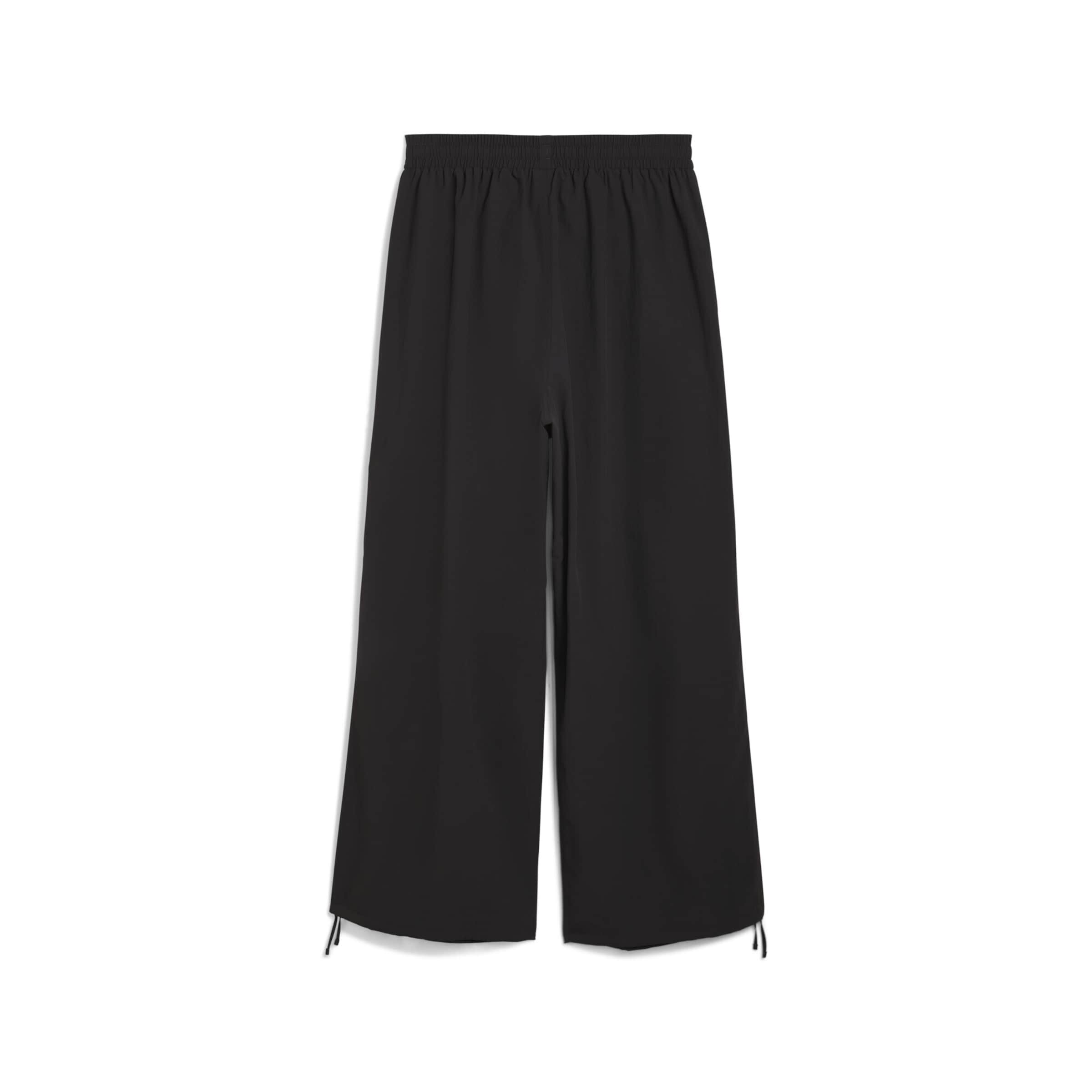 PUMA Regular Sports trousers in Black: front