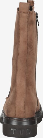 TOM TAILOR Ankle Boots in Brown