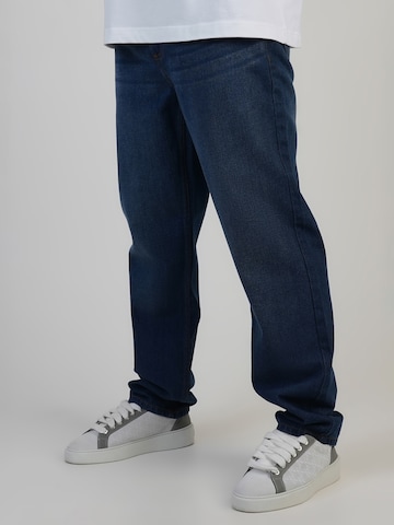 Baggy Jean SikSilk en bleu : devant