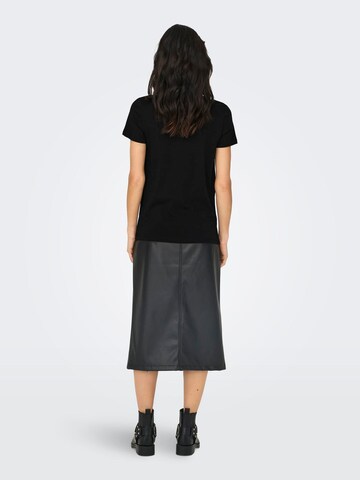 ONLY T-Shirt 'Kita Indian' in Schwarz