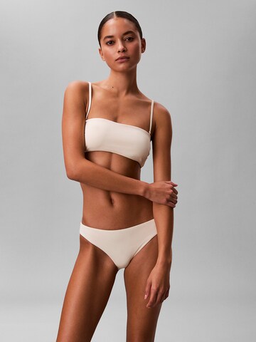 Calvin Klein Swimwear Bikini bottom 'Essentials' in Beige