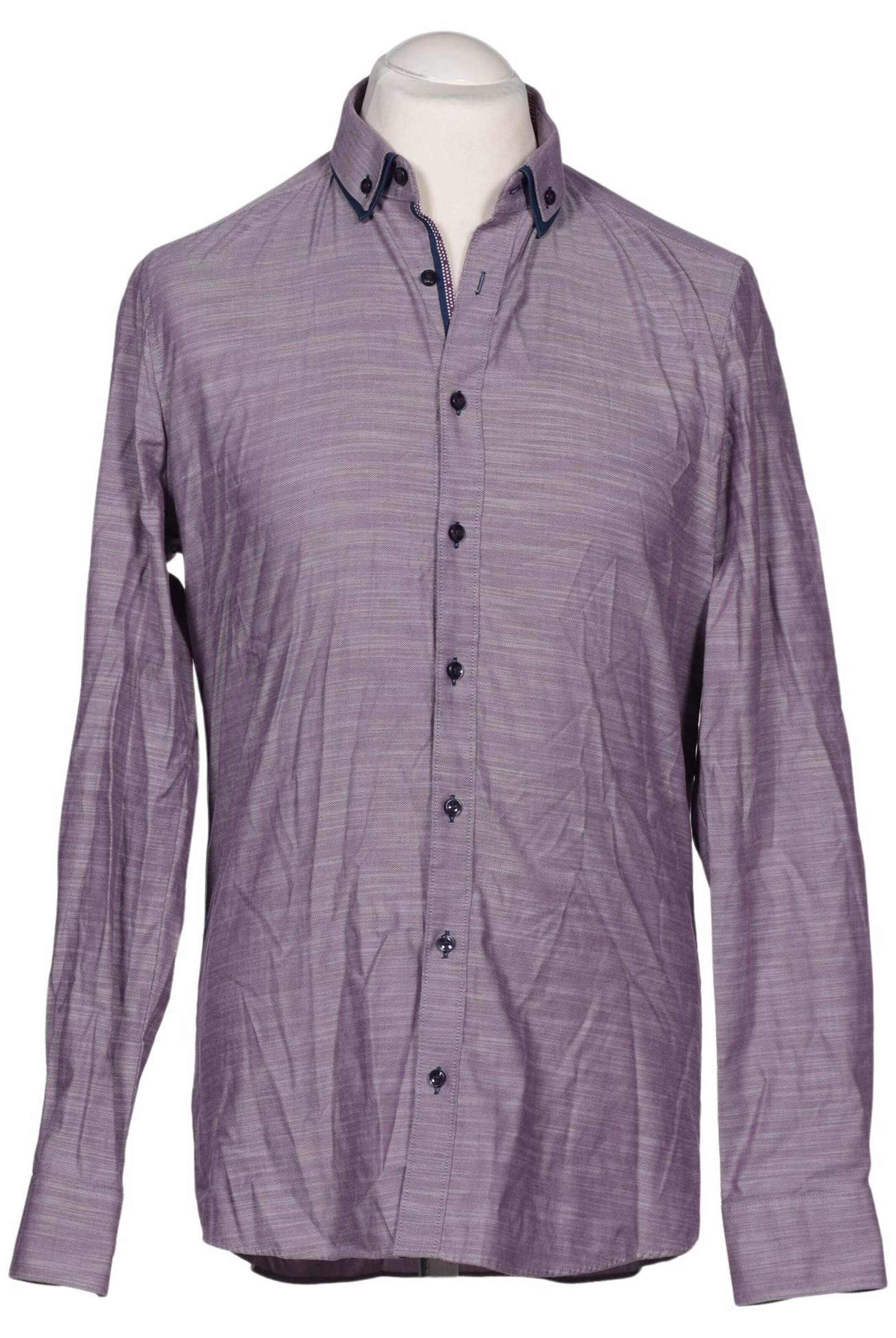 OLYMP Button Up Shirt in M in Purple: front