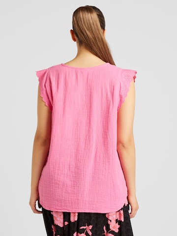 ONLY Carmakoma Blouse 'THYRA' in Roze