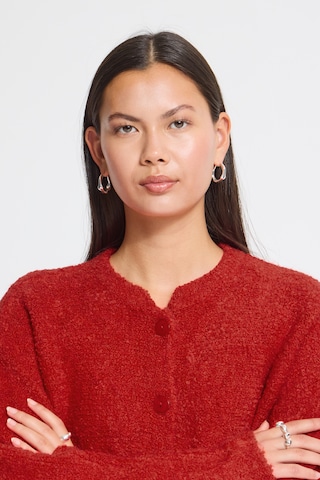 ICHI Strickjacke in Rot