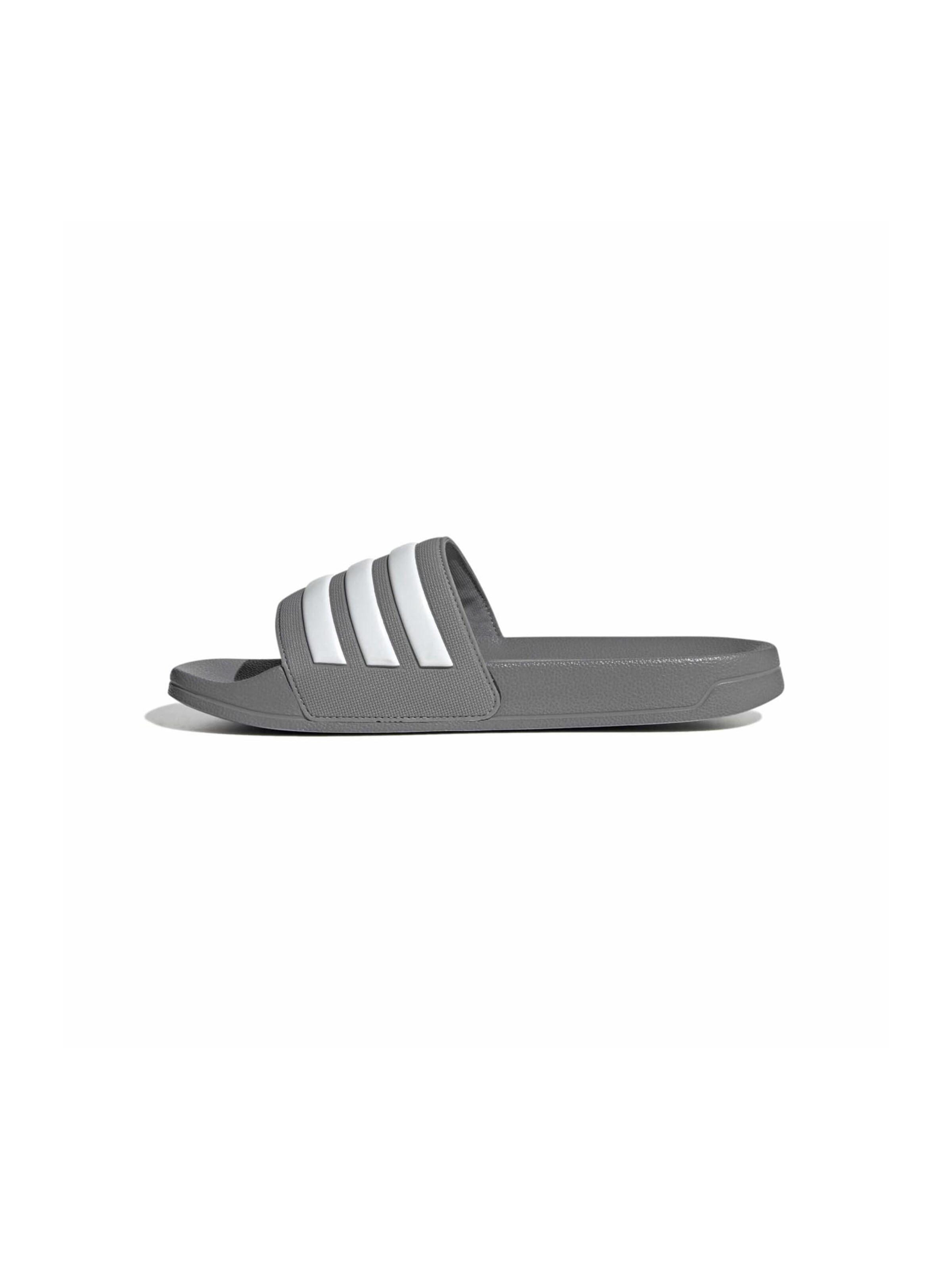 ADIDAS SPORTSWEAR Pantolette 'Adilette' i grå: sida