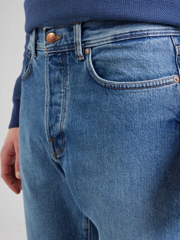 Regular Jean 'SLH196-STRAIGHT SCOTT' SELECTED en bleu