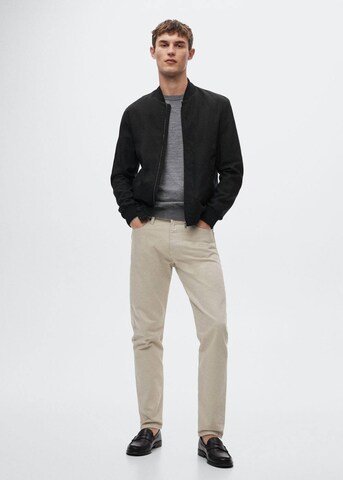 MANGO MAN Between-Season Jacket 'Mario' in Black