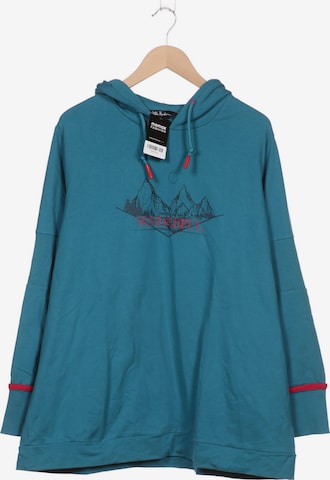 Ulla Popken Sweatshirt & Zip-Up Hoodie in 5XL in Green: front