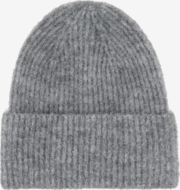 PIECES Beanie 'Cindy' in Grey: front