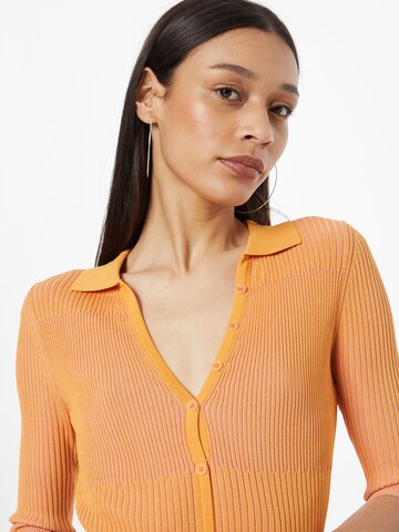 GUESS Strickjacke 'CLAIRE' in Orange