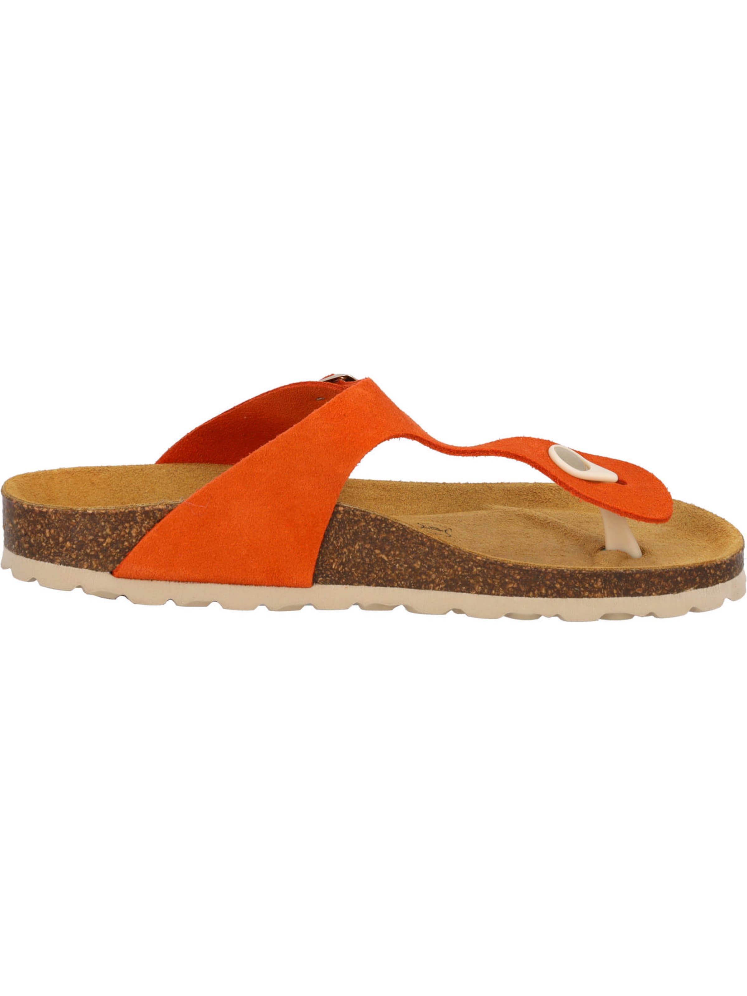 Palado T-bar sandals 'Palado Kos Suede Premium Leather' in Orange