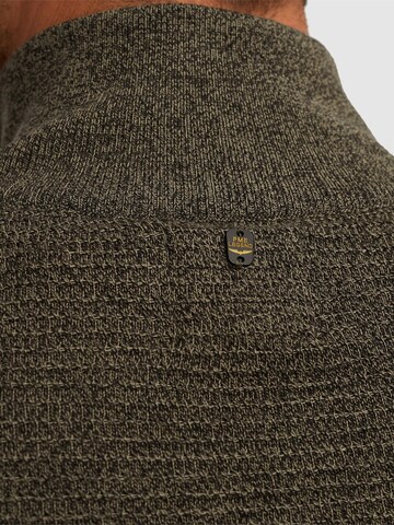 PME Legend Pullover 'Pullover with half zipper' in Grün