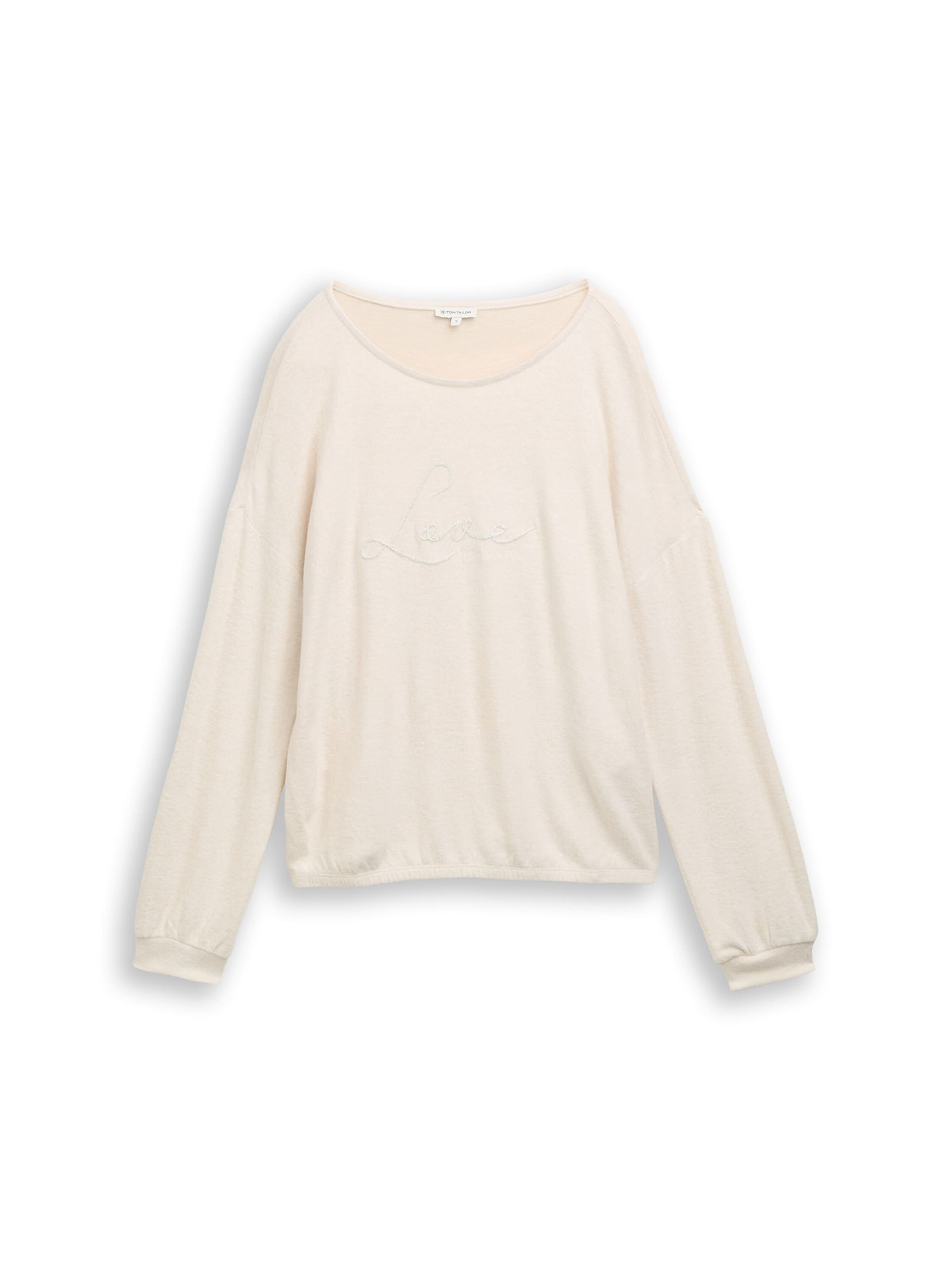 TOM TAILOR Πουλόβερ σε μπεζ: μπροστά