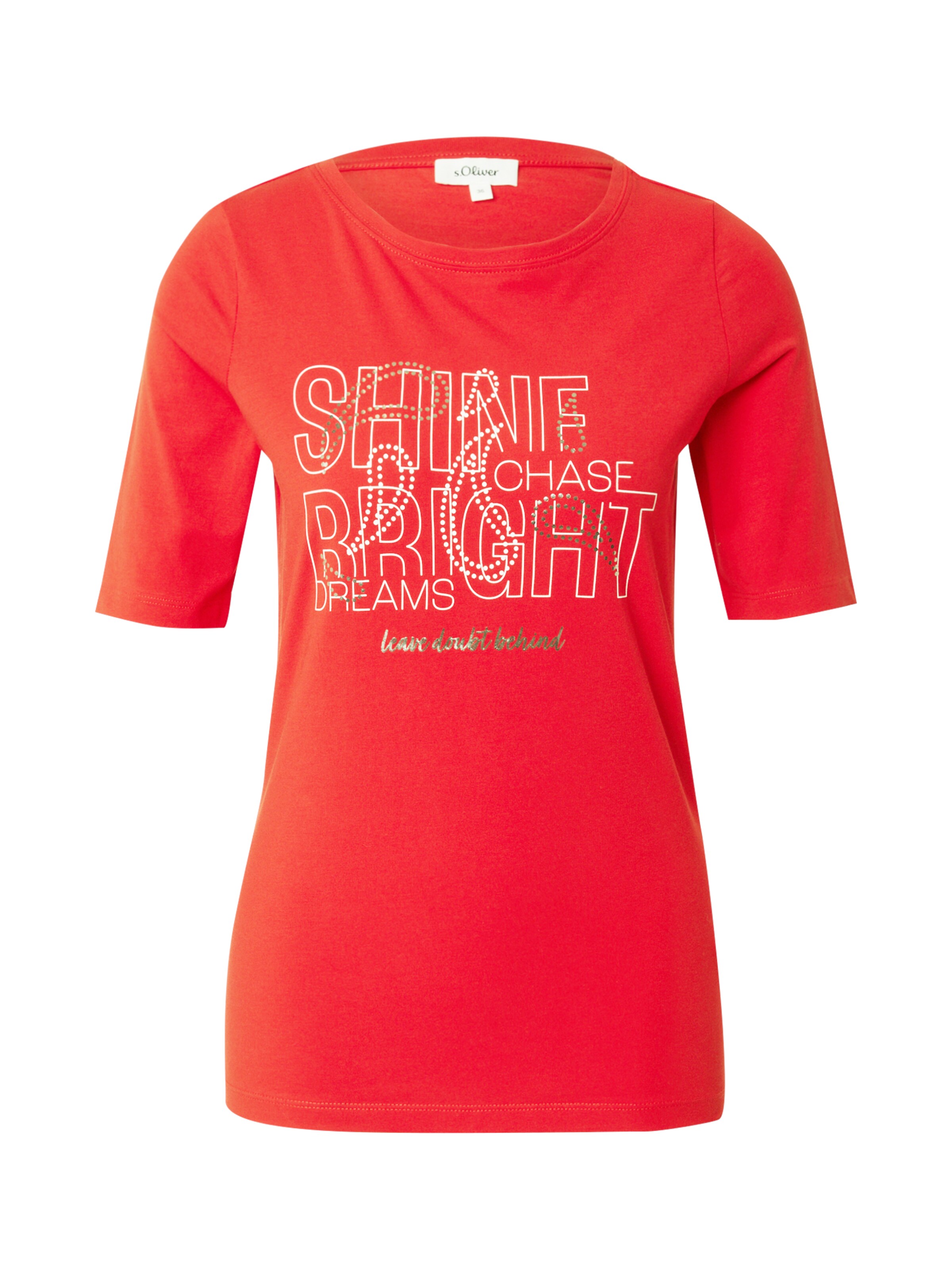 s.Oliver Shirt in Rood: voorkant