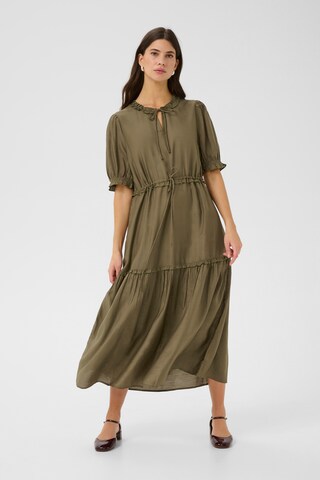 Robe 'Lucia' Cream en vert