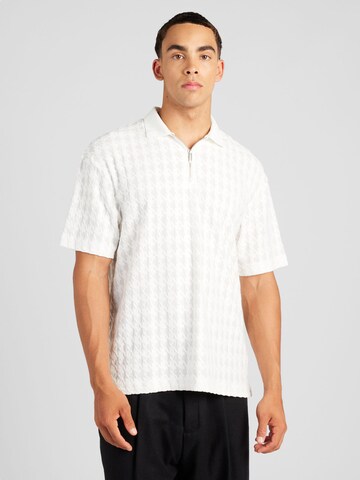 TOPMAN Poloshirt in Weiß: Vorderseite