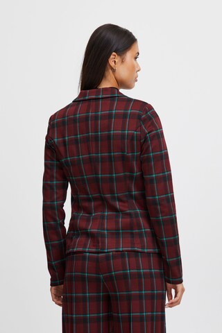 ICHI Blazer 'Ihkate Checko Bl' in Red