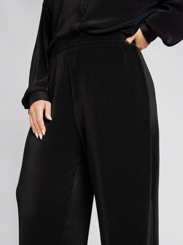 Wide Leg Pantalon 'Flora' CITA MAASS co-created by ABOUT YOU en noir