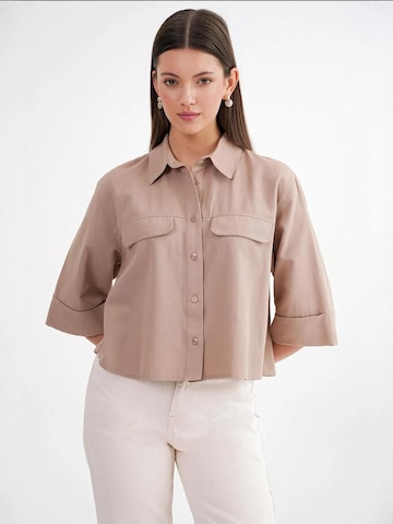 MixRay - Blusa em castanho