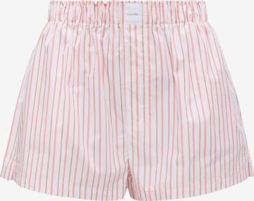 Pantaloncini da pigiama di Calvin Klein Underwear in arancione: frontale