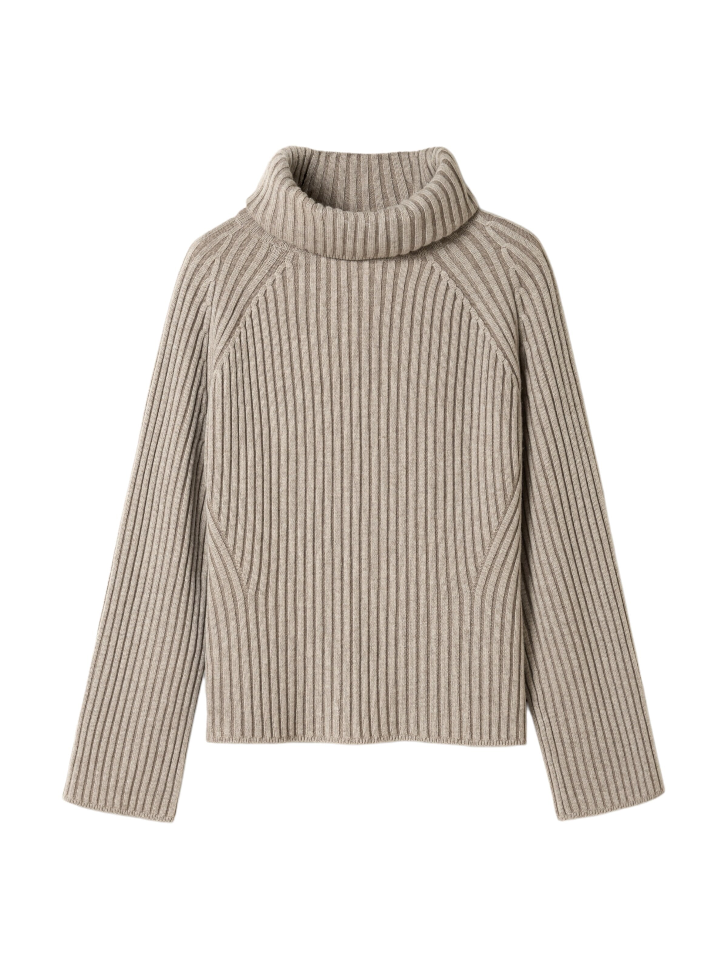 Lilysilk Pullover 'Woll-Kaschmir Rollkragenpullover'‌‌‌‌‌‌‌‌ in Beige: Vorderseite